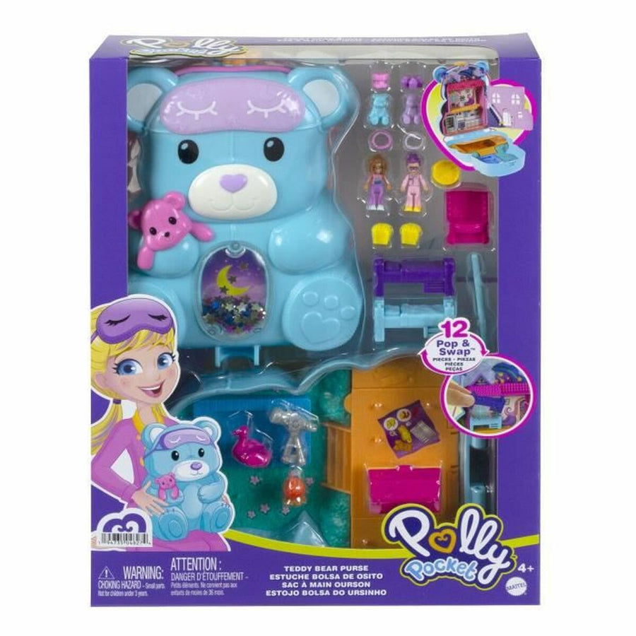 Playset Polly Pocket Surprise Bear Bag Borsa Orso + 4 Anni