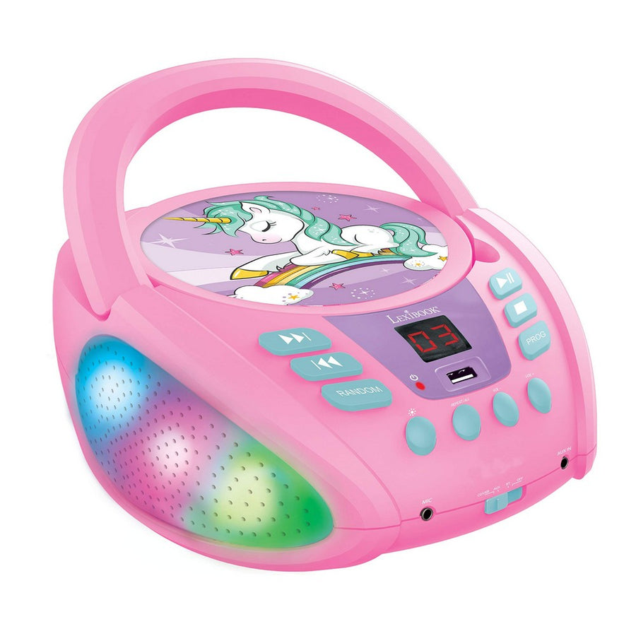 Riproduttore CD/MP3 Lexibook Bluetooth Rosa Per bambini Unicorno