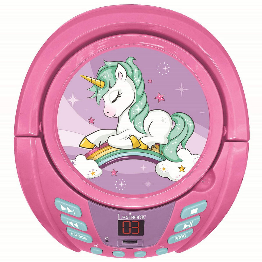 Riproduttore CD/MP3 Lexibook Bluetooth Rosa Per bambini Unicorno