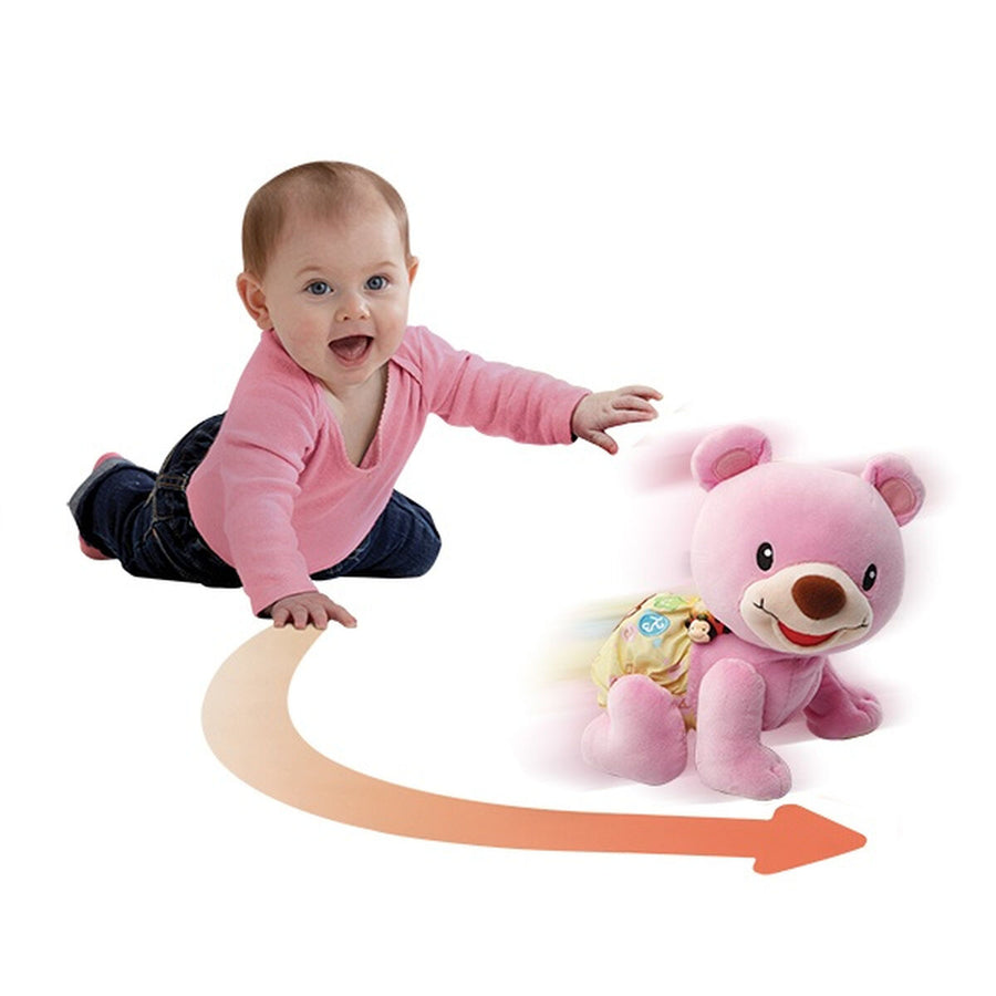 Peluche Vtech Baby Bear, 1,2,3 Follow Me Musicale Rosa