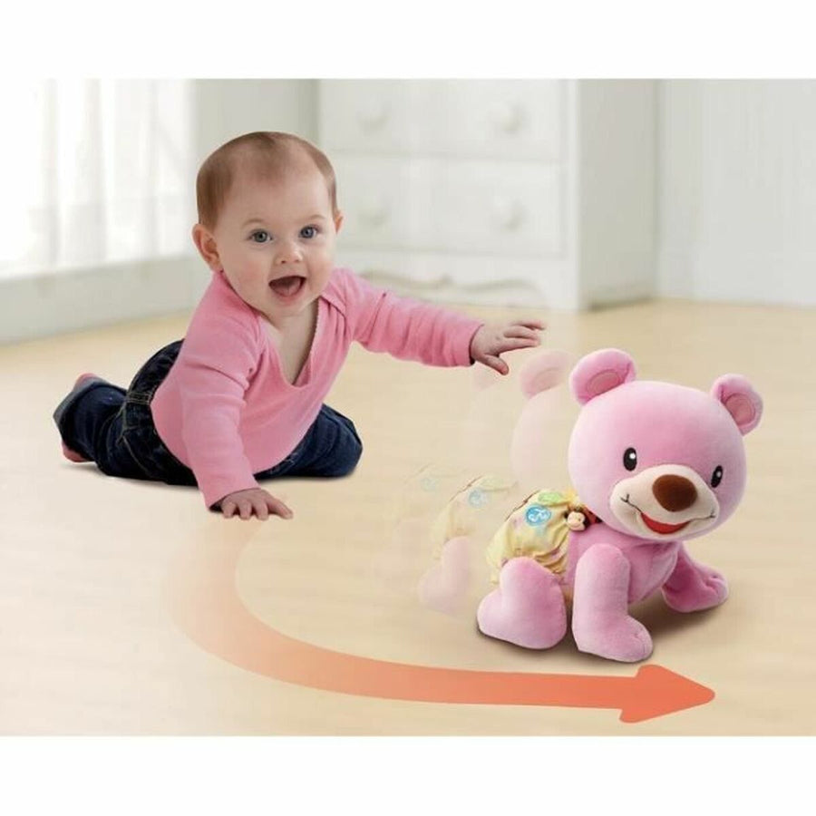 Peluche Vtech Baby Bear, 1,2,3 Follow Me Musicale Rosa