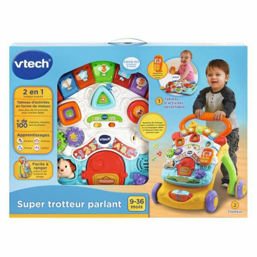 Cavalcabili Vtech Super Trotteur Parlant 2 En 1 Orange (FR)