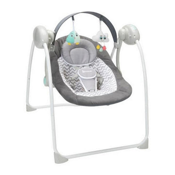 Sedia a Dondolo Badabulle Comfort Swing Grigio Bianco