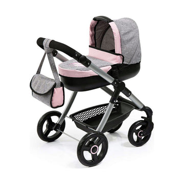 Carrozzina per Bambole Reig Stule Pram Grigio 63 cm