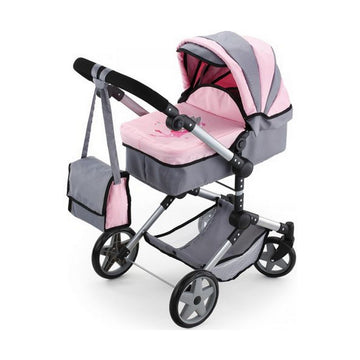 Carrozzina per Bambole Reig Pram Neo Pro Grigio 57 cm