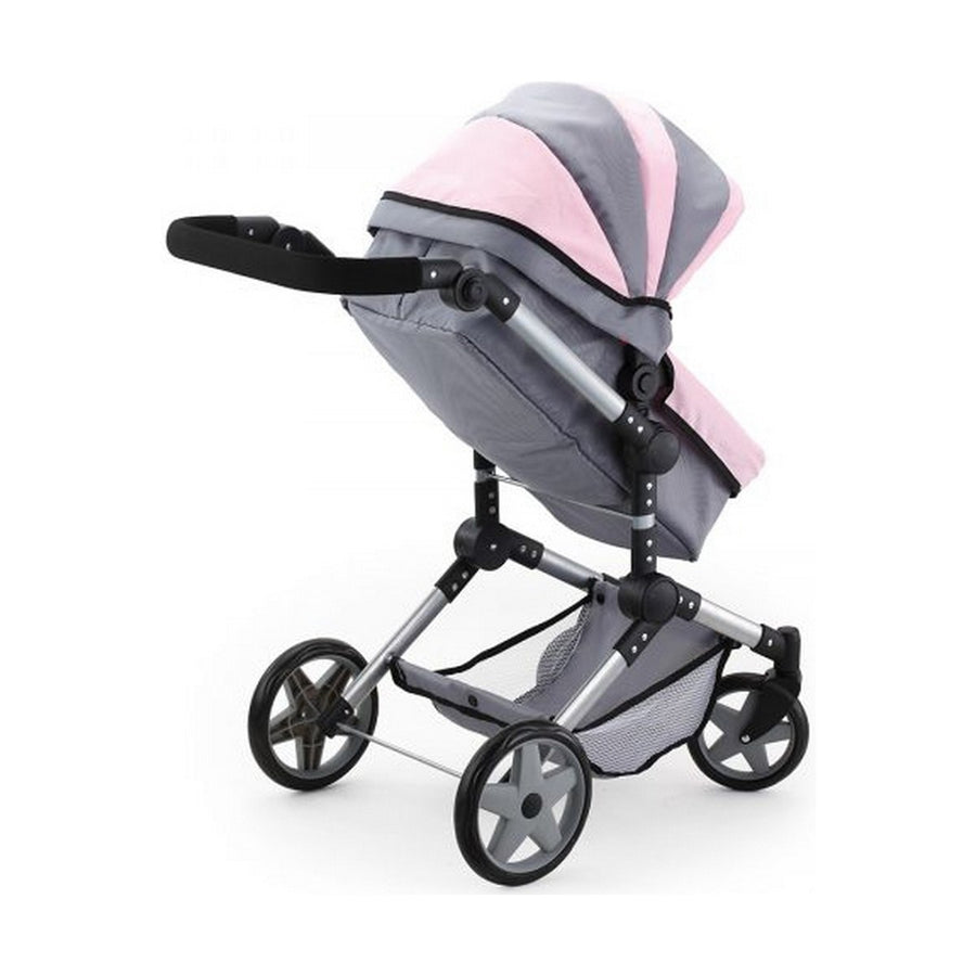 Carrozzina per Bambole Reig Pram Neo Pro Grigio 57 cm