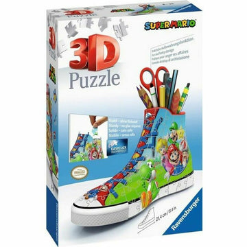 Puzzle 3D Ravensburger Sneaker Super Mario 108 Pezzi