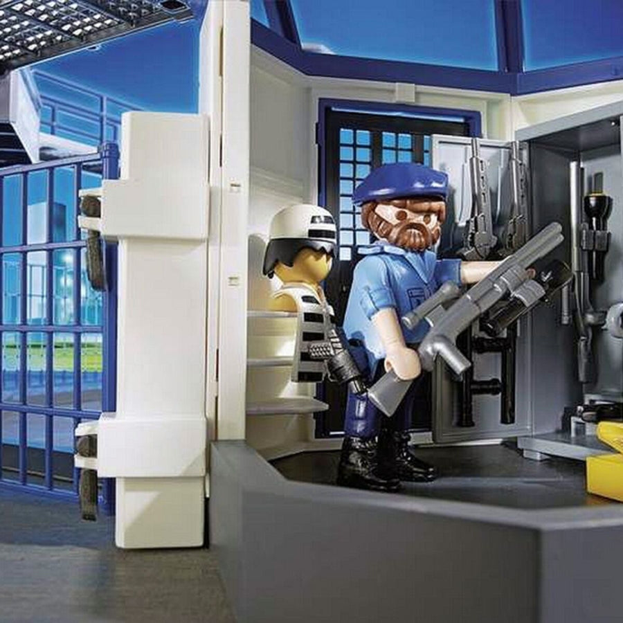 Playset City Action Police Station With Prison Playmobil 6919