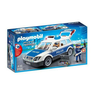 Macchinina con Luci e Suoni City Action Police Playmobil 6920 Bianco