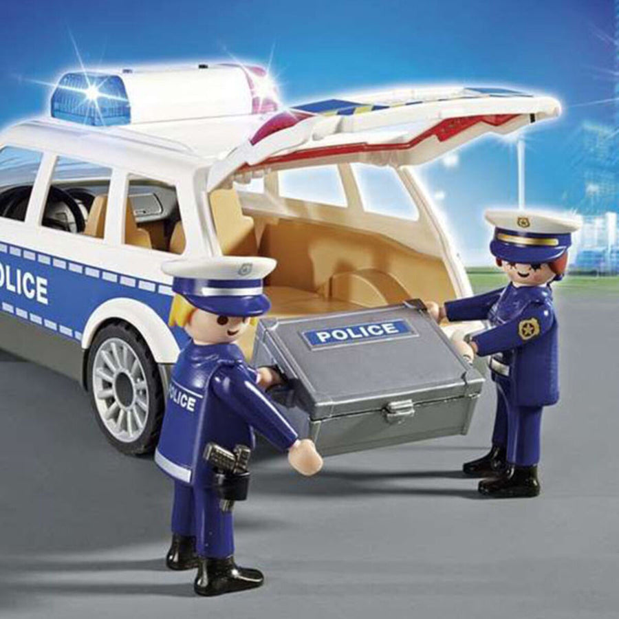 Macchinina con Luci e Suoni City Action Police Playmobil 6920 Bianco