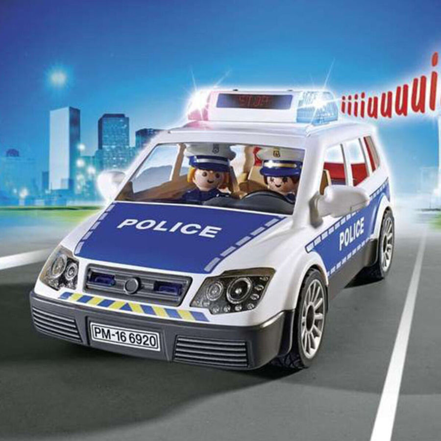 Macchinina con Luci e Suoni City Action Police Playmobil 6920 Bianco