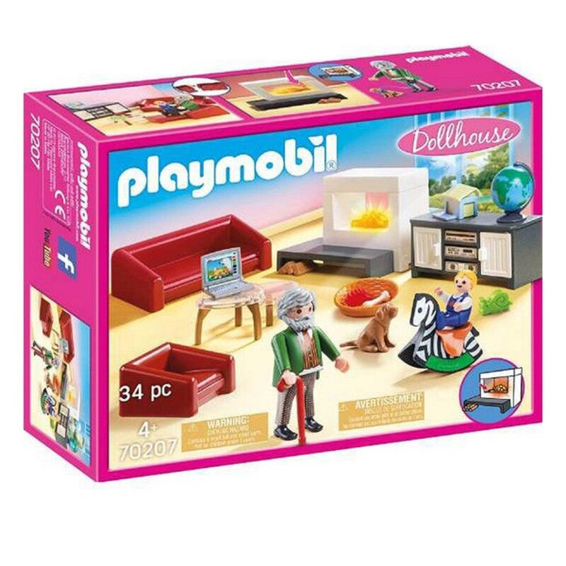 Playset Dollhouse Living Room Playmobil 70207 Set da pranzo (34 pcs)