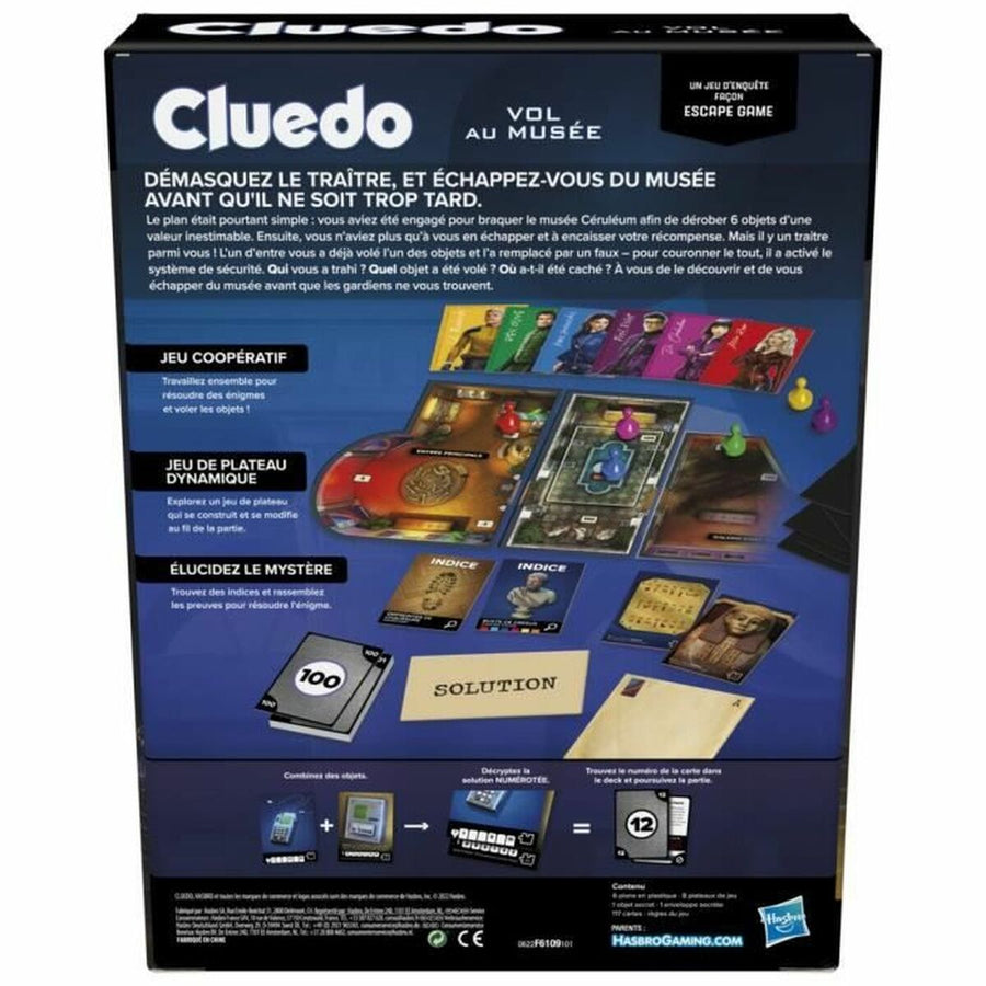 Gioco di abilità Hasbro Cluedo Vol Au Musée (FR)