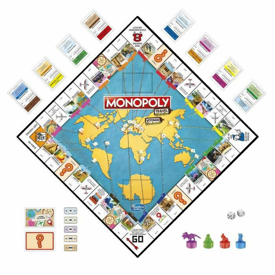 Gioco da Tavolo Monopoly Voyage Autour du monde (FR)