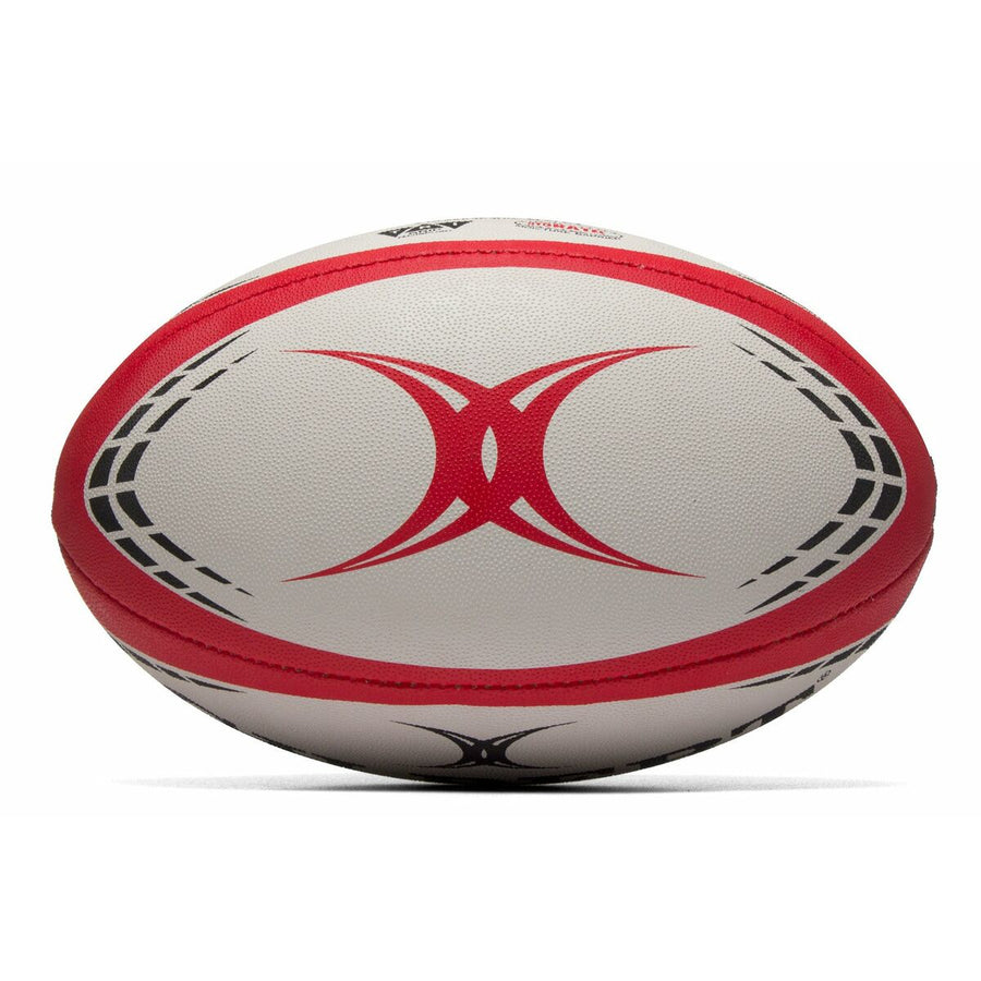 Pallone da Rugby Gilbert G-TR4000 28 cm Bianco Rosso