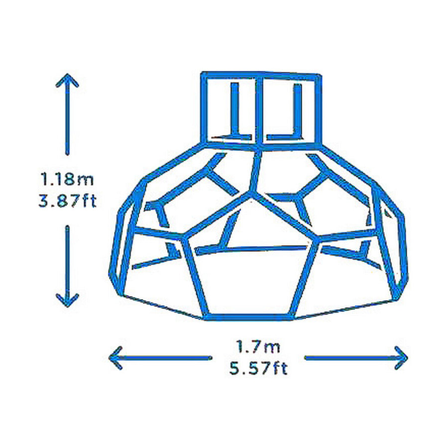 Parco giochi Dome Climber (118 x 170 x 170 cm)