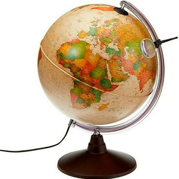 Mappamondo con Luci Nova Rico Marco Polo Ø 26 cm Plastica Multicolore