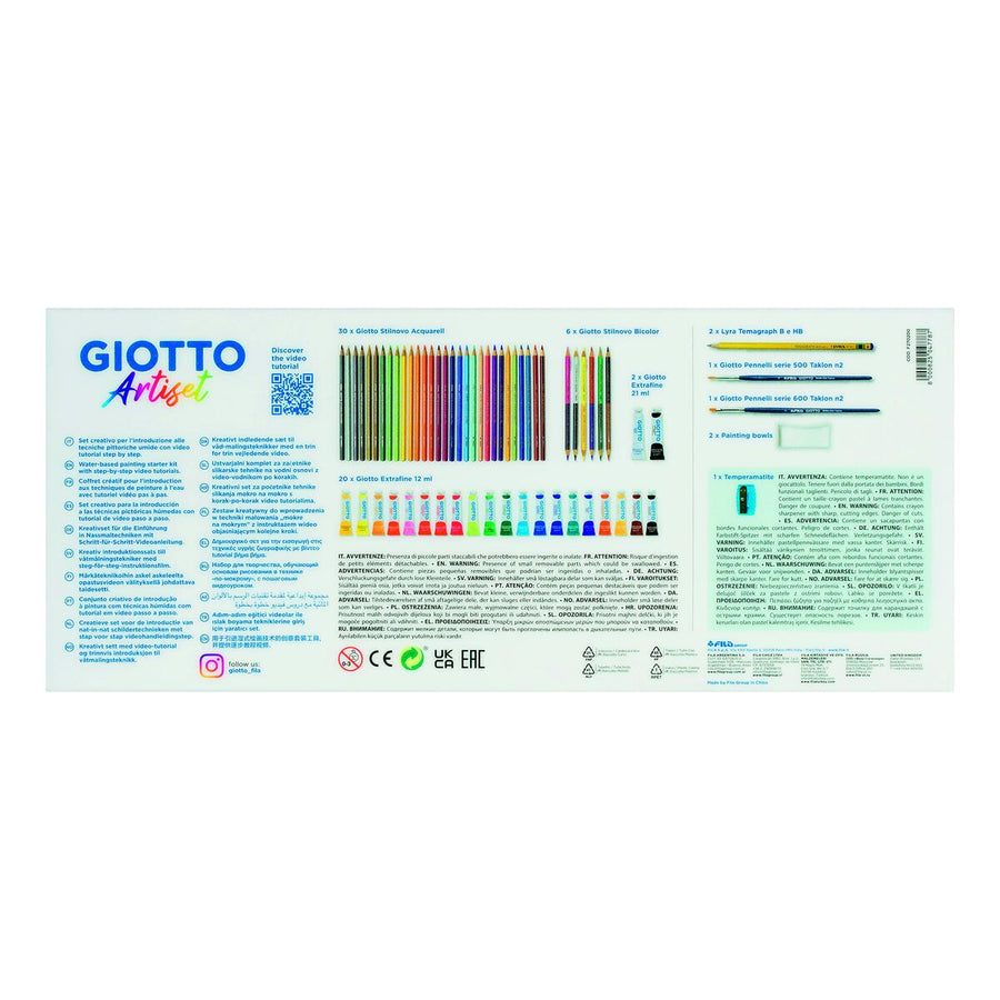 Set da Disegno GIOTTO Artiset 65 Pezzi