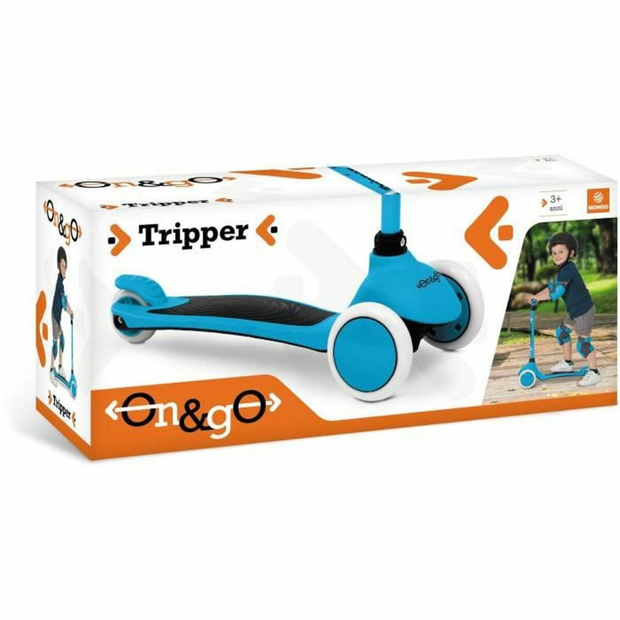 Monopattino Mondo  On and Go Tripper Per bambini Azzurro Turchese