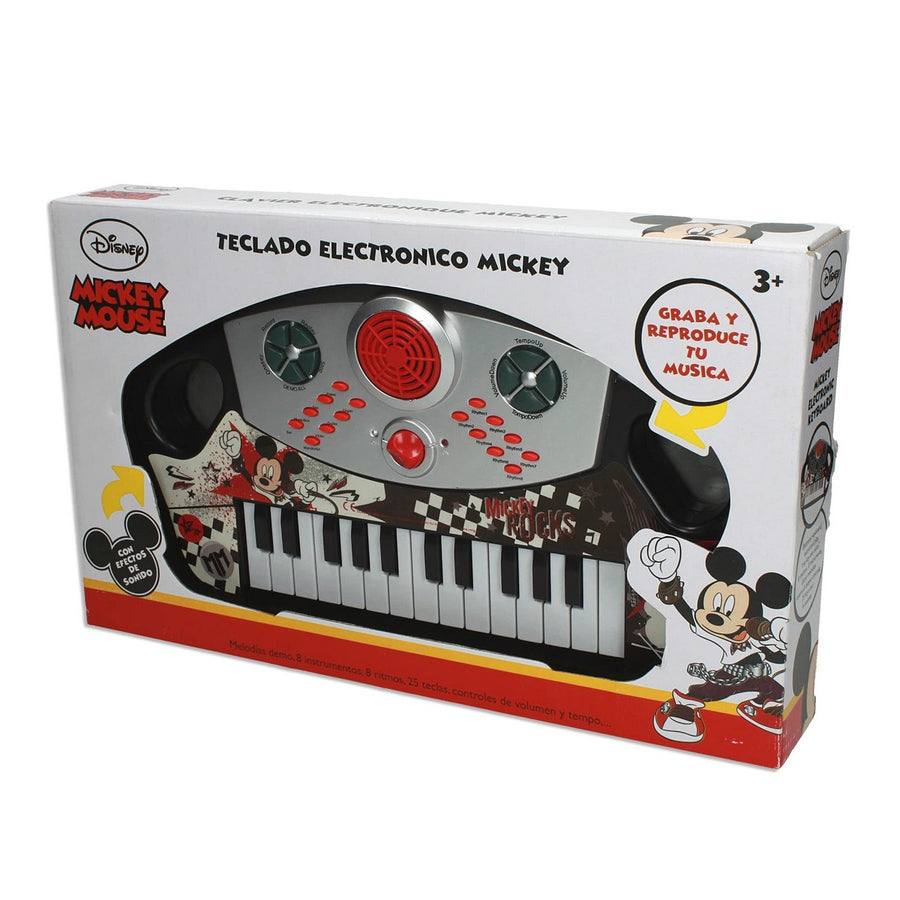 Giocattolo Musicale Mickey Mouse Pianoforte Elettrico