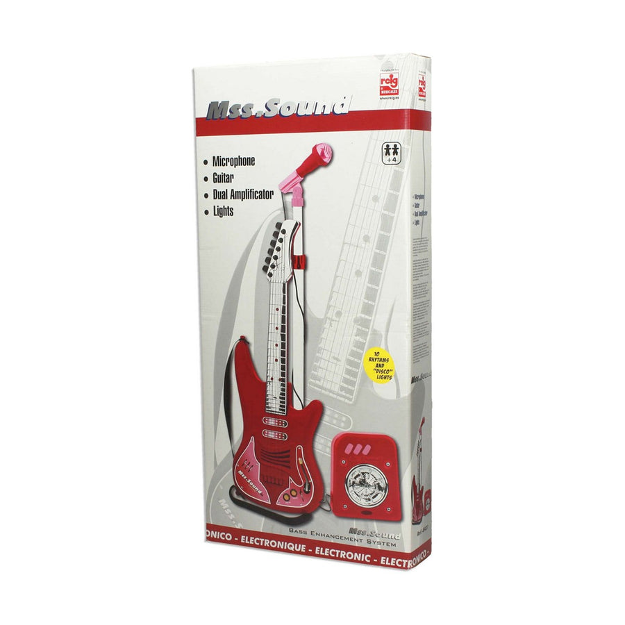 Chitarra da Bambino Reig Microfono Rosso