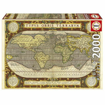 Puzzle Educa 2000 Pezzi Mappa