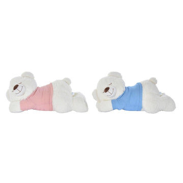 Orsetto di Peluche DKD Home Decor 70 x 30 x 30 cm Azzurro Rosa Bianco Per bambini (2 Unità)