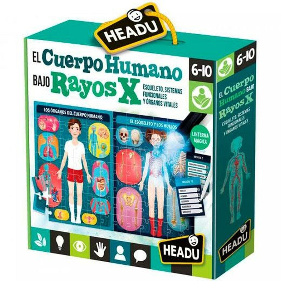 Gioco Educativo Prima Infanzia HEADU El cuerpo humano Rayos X (4 Unità)